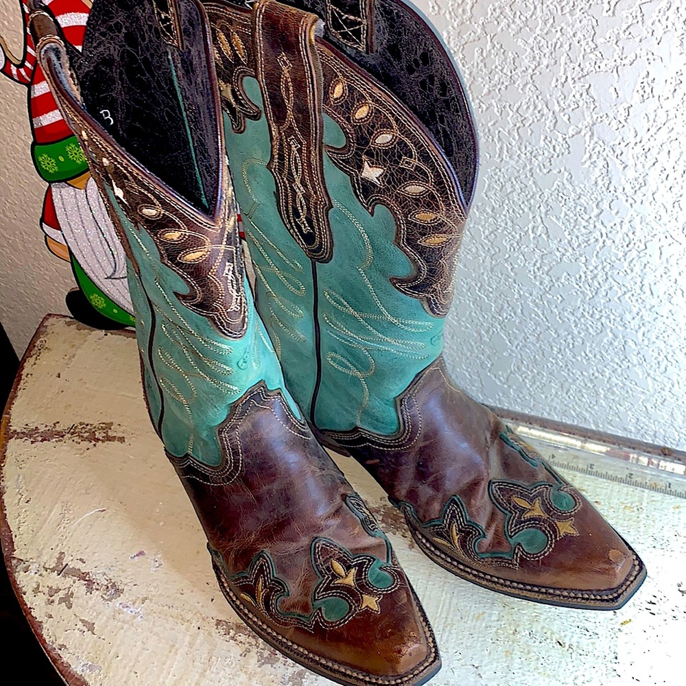 Ariat Zealous teal boots Style #10015347